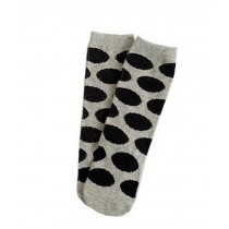 2 Pairs Knee High Stockings Unisex-baby Tube Socks for Kids [Spot, Grey]