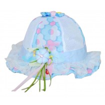 Baby Hats Girls Princess Hat Breathable Hat Comfortable Hat Mesh Hat Blue