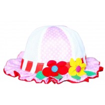 Baby Hats Girls Princess Hat Comfortable Hat Mesh Hat Pink