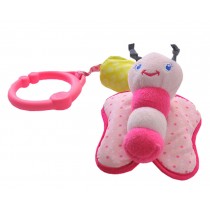 Baby Stroller Plush Rattles Pendant Crib Toys Hanging Bell