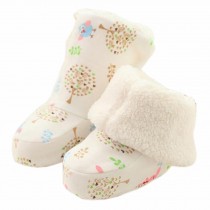 Baby First Walkers Soft Sole Cotton Toddler Shoes Bird Tree