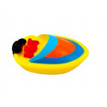 Set of 4 BEST Bathtup Toys for Baby/Toddler/Kid,Mini Rubber Bath Toy(Speedboat)