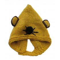 [Mice] Soft Winter Knitted Hat Warm Wool Cap/Hat For 4-24 Months, Yellow