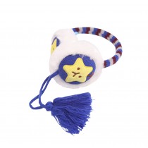 Cute Kids Earmuff Useful Winter Baby Earflap Keep Warm Blue for 4 Y