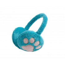 Cute Claw Kids Earmuff Durable Winter Baby Earflap Keep Warm with Plush Blue