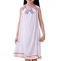 Girls Beautiful Nightgown Comfortable Summer Pajamas [Colorful Spots]