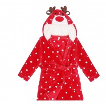 Lovely Girls Pajamas Warm Autumn And Winter Nightgown