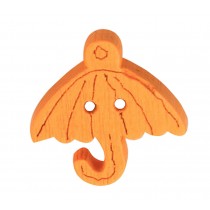 Set of 60, Baby Sweater Buttons Cartoon Umbrella Decorative Buttons, Orange