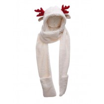 [Red]Winter Child Warm Scarf Special Scarf Hat