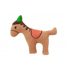 Set of 2 Kids Beautiful Brooch Cute Little Horse Sweater Hat Pin Clips Pink