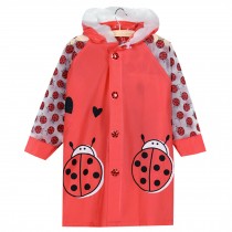 Ladybird Cute Baby Rain Jacket Infant Raincoat Toddler Rain Wear M