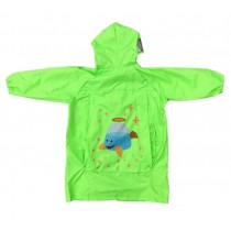 Lovely Children Raincoat Kids Rainwear Rain Jacket For Student Spaceship