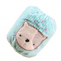 2 Pairs Lovely Baby Plush Oversleeves Kids Sleeves Covers Cat Blue