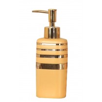 Retro Style Resin Soap Dispenser Lotion Bottle Shampoo Container[Golden]