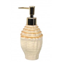 Retro Style Resin Soap Dispenser Lotion Bottle Shampoo Container[Conch]
