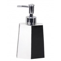 Retro Style Bathroom Resin Soap Dispenser Shampoo Container[Black]