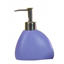 Retro Style Bathroom Resin Soap Dispenser Shampoo Container[Purple]