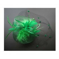 Green Headbands Girl Hat Party Bridal Styling Accessories Hair Band Hair Comb