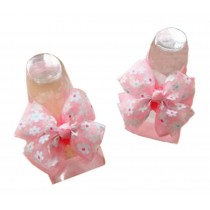 Cute Baby Booties Female Baby Foot Flower Photography Foot Showcase Pink