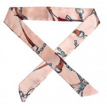 [Light Pink] Elegant Scarves Beautiful Ribbon Handbag Decoration, 2PCS