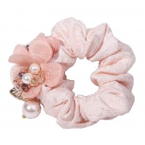 Sweet Elegant Scrunchie Elastics Ponytail Holder Hair Rope/Ties Pink