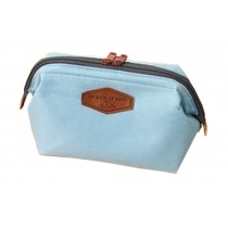 Storage Handbag Travel Storage Bag Cute Cosmetic Bag Stripe Blue Fashion
