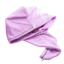 Bath Towel Hair Dry Hat Cap Hair Drying Towel Lady Bath Tool Light Purple