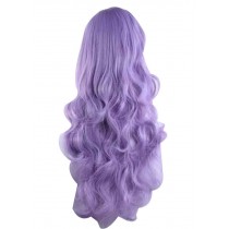 Cosplay Long Wavy Wig for Lolita Halloween Party Anime Fans [Purple]