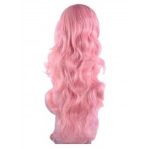 Cosplay Long Wavy Wig for Lolita Halloween Party Anime Fans [Pink]