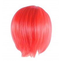 Cosplay Short Straight  Wig for Lolita Halloween Anime Fans [Red]