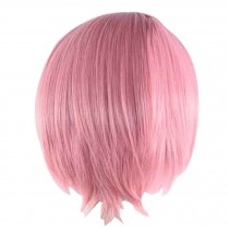 Cosplay Short Straight  Wig for Lolita Halloween Anime Fans [Pink]