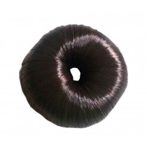 Set of 2 Fake Hair Buns, Hair Donut, Easy to Wear [Dark Brown]