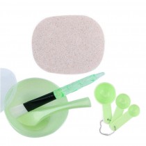DIY Skin Care Tools Facial Mask Bowl Set Green