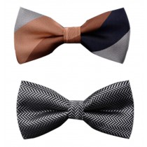 Set Of 2 British Style Formal Wedding Bow Tie Bowtie Men's Bow Tie B