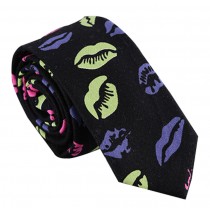 Man Necktie Cotton Fashion Personality Color Of Tie Skinny Neckties D