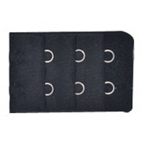 Set Of 6  Bra Double-Breasted Underwear Behind Button Bra Pick Button Black