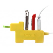 Creative Yellow Dog USB HUB 4-Port High-Speed Computer USB Hubs Cute Puppy Hubs