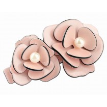 High Quality Rose Design Hairpin Girl's Elegant Hair Barrette/Clip, A