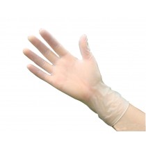 Dental Medical/Catering/Food Grade Disposable PVC Gloves Powder Free, L Size