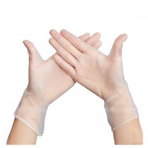 Multipurpose Non-Toxic Safe Powder Free Disposable PVC Nursing Gloves(2 Packs)