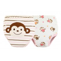 [Girls] Baby Toilet Training Pants Nappy Underwear Cloth Diaper 15.4-26.4Lbs