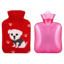 Hot Sale Living Goods Hot Water Bottle Novelty Warm Handbags 11*16.5cm Red