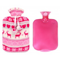 Hot Sale Living Goods Hot Water Bottle Novelty Warm Handbags 20*31cm Coral