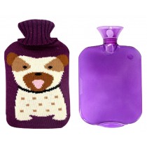 Hot Sale Living Goods Hot Water Bottle Novelty Warm Handbags 20*31cm Purple