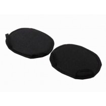 3 Pairs Forefoot Pads Invisible High-heeled Shoes Insoles Cushions 2 Toes Black