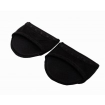 3 Pairs Forefoot Pads High-heeled Shoes Insoles Cushions Fish Head Black
