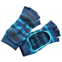 Half Backless Socks Yoga Socks Socks For Women Blue