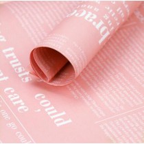 Exquisite Gift Wrap Paper 20 Sheets Retro Packaging Materials [Pink]