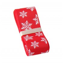 Red Gift Wrapping Streamers Christmas Decor Ribbon [Snowflake]