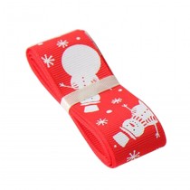 Red Gift Wrapping Streamers  [Snowman] Christmas Decor Ribbon